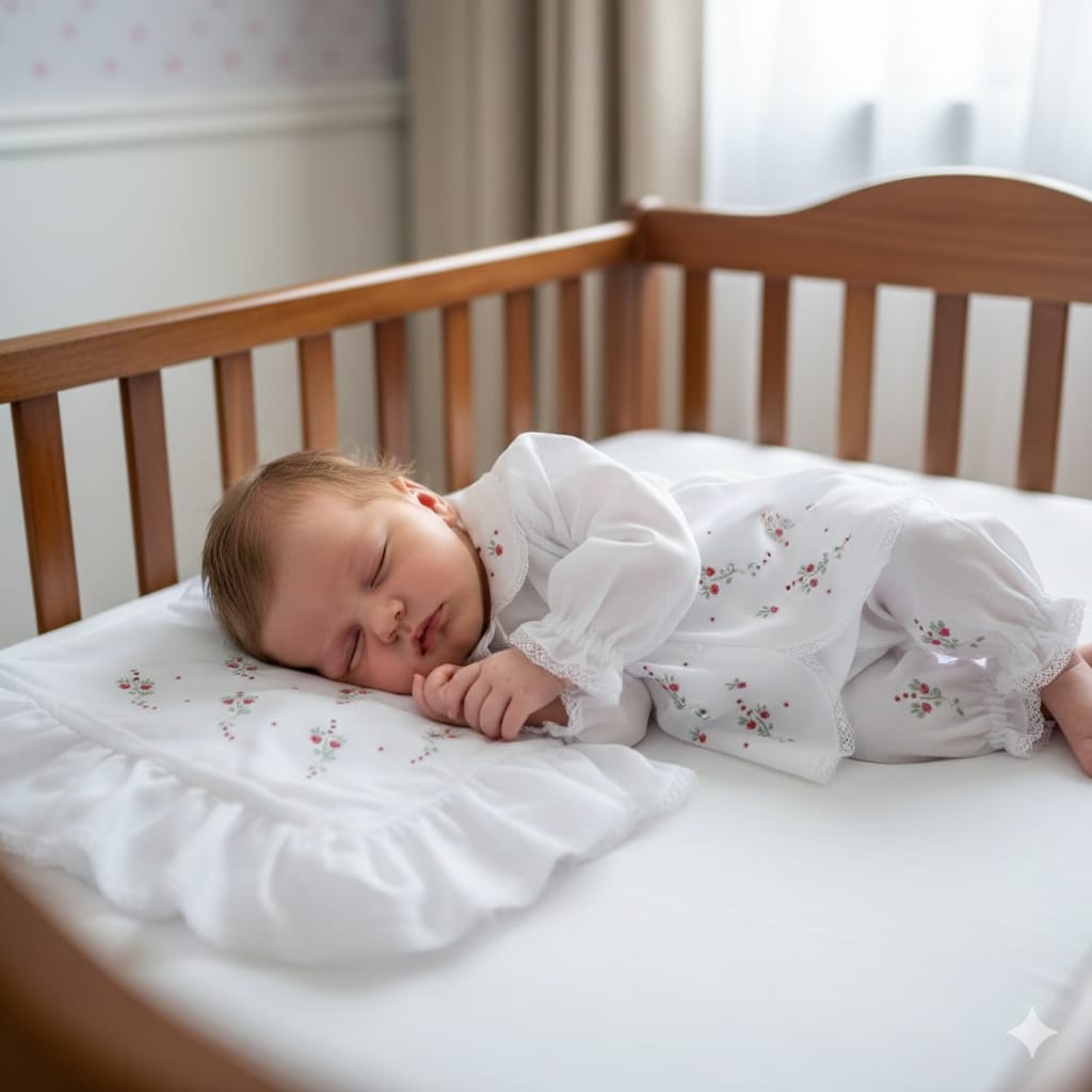 Saída de maternidade luxo bordado á mão moranguinho ( pagão + manta )