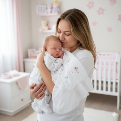 Saída de maternidade luxo bordado á mão moranguinho  ( pagão + manta )     